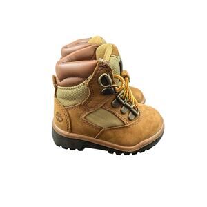 Timberland 6 Inch Field Boot Brown Nubuck Kids 5